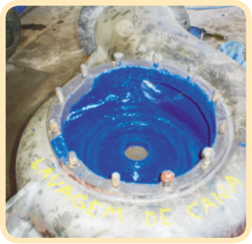 revestimento Plasteel bomba lavagem cana inox 1