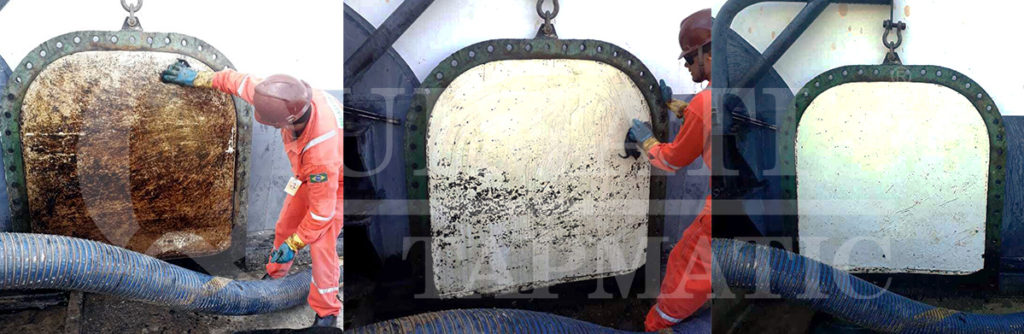 desengraxe tanque petróleo evitando contaminação posterior em granalhas de aço jateamento