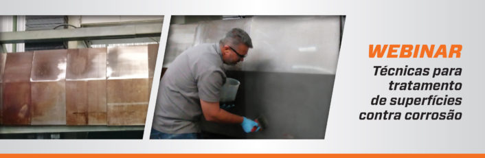 Assista à gravação do webinar “Técnicas de tratamento de superfícies contra corrosão” e confira as respostas às dúvidas dos participantes