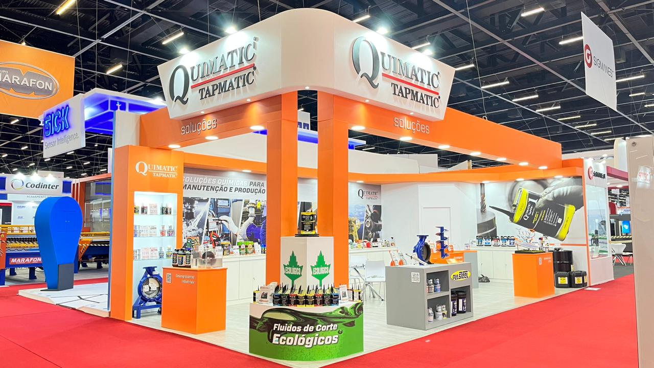 Stand da Quimatic na Expomafe 2023