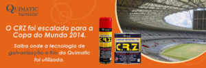 Tecnologia em Galvanização a Frio da Quimatic Tapmatic foi utilizada na reforma dos estádios para a Copa do Mundo de 2014.
