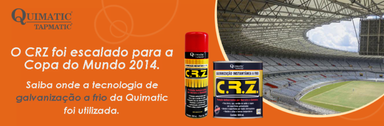 Tecnologia em Galvanização a Frio da Quimatic Tapmatic foi utilizada na reforma dos estádios para a Copa do Mundo de 2014.