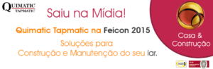 Site UOL divulga a participação da Quimatic Tapmatic na Feira Feicon 2015