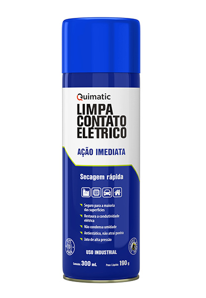 Limpa contato elétrico de ação imediata