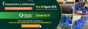 Quimatic Tapmatic na Fenasucro 2016 apresentará soluções para a redução de custos e aumento de produtividade nas usinas