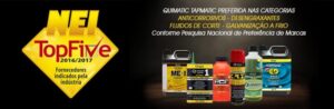 NEI TopFive comprova novamente a preferência da indústria pelos produtos da Quimatic Tapmatic