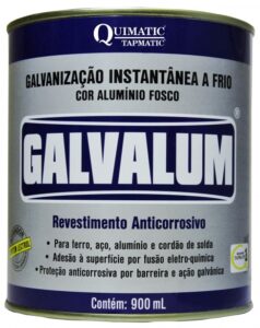 Reparo de superfície galvanizada a quente