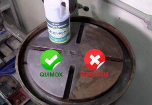 Qual tipo de metal pode ser aplicado o Quimox