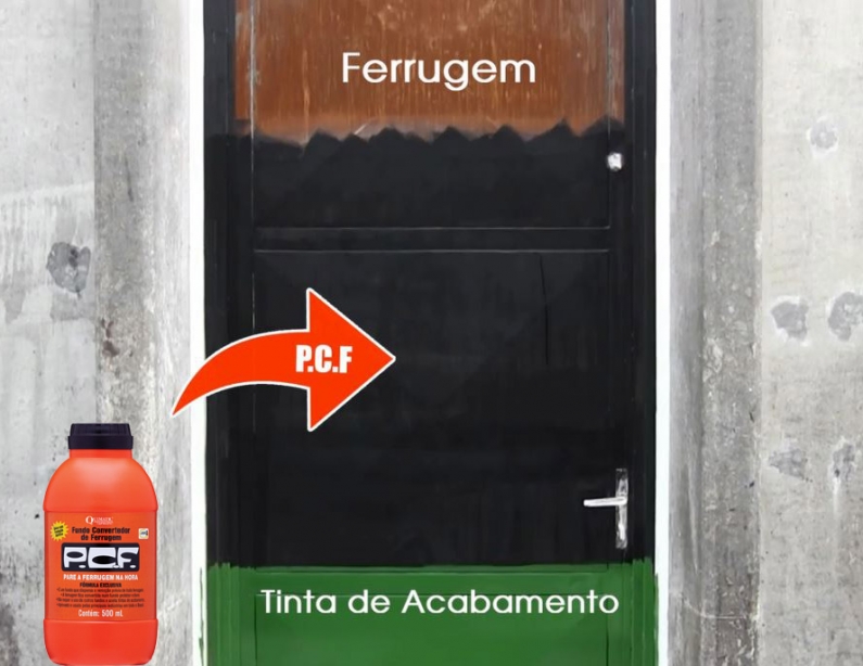 Possíveis tintas de acabamento para o P.C.F.