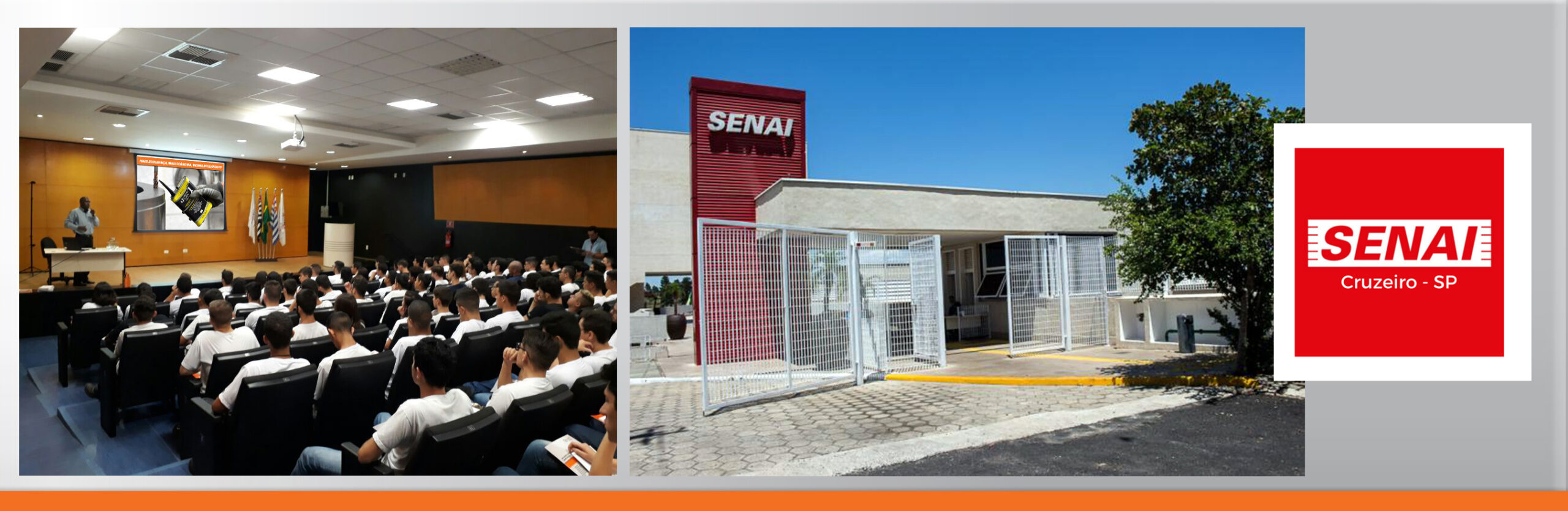 Palestra na escola SENAI em Cruzeiro-SP