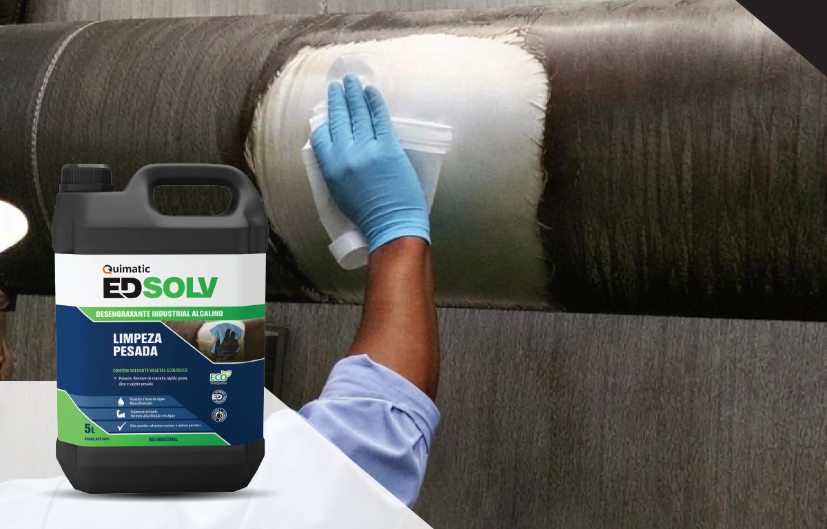 Desengraxante alcalino biodegradável para limpeza industrial