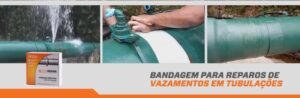 Reparo de tubulações com vazamento em concessionária de água