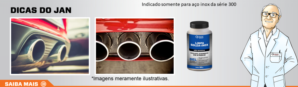 Na pós-soldagem, como garantir ótimo acabamento em peças automotivas em aço inox?