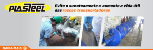 Roscas transportadoras ganham maior vida útil com resinas epóxi