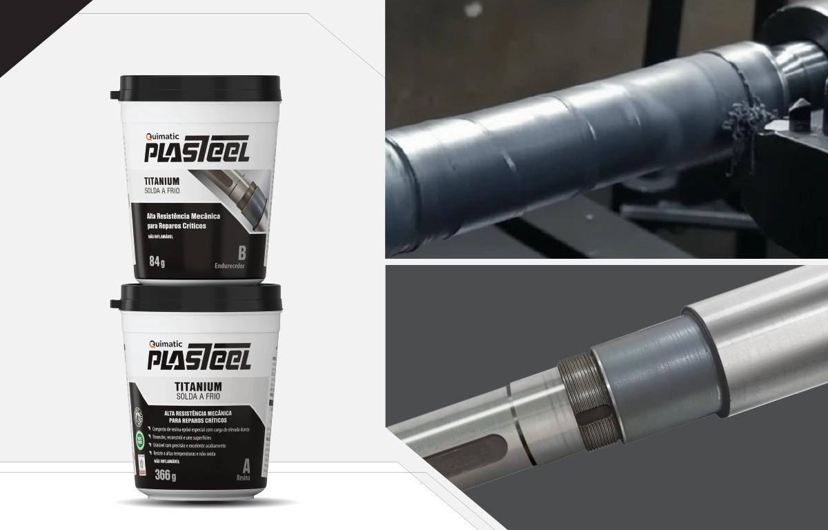 Plasteel Titanium: confira a solda a frio que eleva a qualidade de reparos industriais