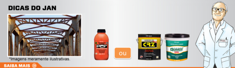 Como recuperar e proteger peças e estruturas de aço oxidadas em uma obra inacabada?
