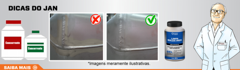 Há como evitar manchas em aço inox após o uso de decapantes?