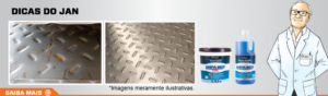 Como reparar chapas recalcadas em aço inox AISI 304 com manchas de oxidação por contaminação com aço carbono?