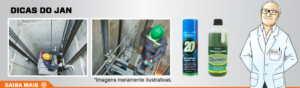 Como fazer a manutenção em barramentos de elevadores com problema de oxidação nas pistas?