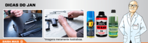 Qual a solução para restauração de armas com falhas na oxidação preta?