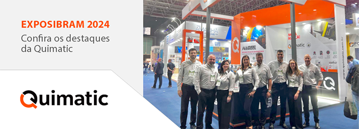 Quimatic participou da Exposibram 2024 com soluções inovadoras para manutenção em mineradoras e apresentação de nova identidade visual