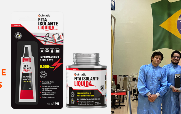 COM APOIO DA QUIMATIC UERJ SATS CONQUISTA LASC E CUBEDESIGN 2025