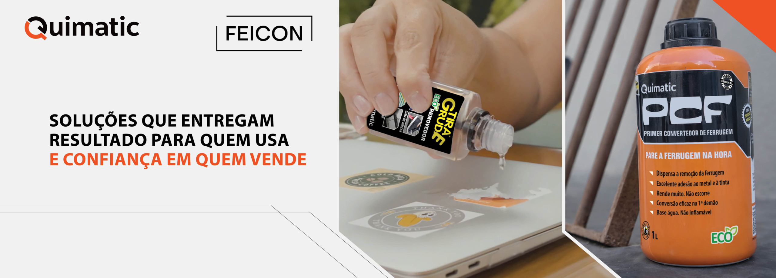 Na FEICON 2026 Quimatic destaca soluções para home centers e canais de venda especializados