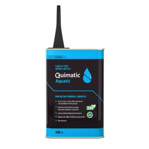 Embalagem do fluido de corte integral sintético Quimatic Aquatic.