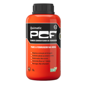 Frasco do PCF Primer Convertedor de Ferrugem Quimatic.