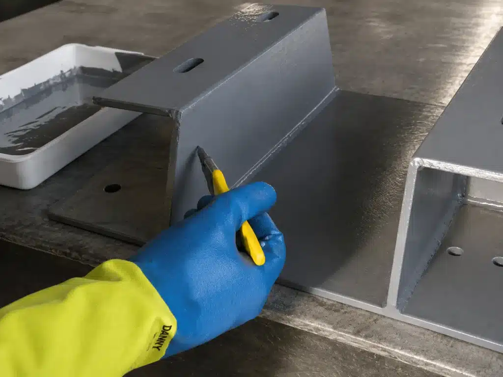 Plasteel aplicado em estruturas e ferramentaria